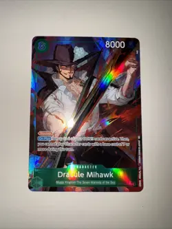 OP12-030 Dracule Mihawk SR Alt Art AA One Piece Card Game TCG CCG English - Image 1