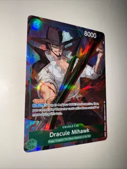 OP12-030 Dracule Mihawk SR Alt Art AA One Piece Card Game TCG CCG English - Image 2