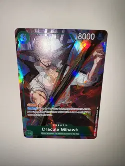 OP12-030 Dracule Mihawk SR Alt Art AA One Piece Card Game TCG CCG English - Image 5