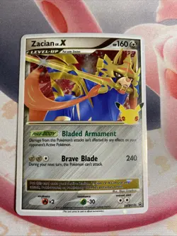 Zacian LV.X - SWSH135 - Pokemon Sword & Shield Promo Ultra Rare Holo Card LP - Image 1