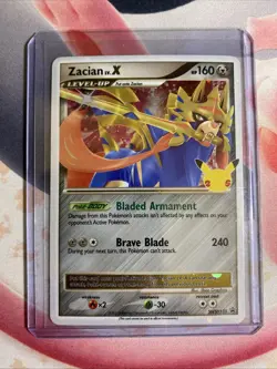 Zacian LV.X - SWSH135 - Pokemon Sword & Shield Promo Ultra Rare Holo Card LP - Image 3