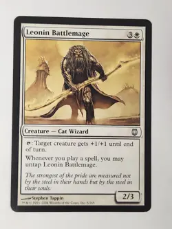 Leonin Battlemage Magic MTG Darksteel NM Buy 3 Get Free Shipping! - Image 1