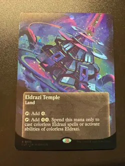 MTG #0149 Eldrazi Temple (Galaxy Foil) Edge of Eternities Land - Image 1