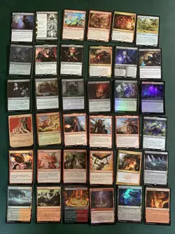 Mtg Small Rakdos Bundle: Lightning Bolt, Rakdos Carnarium, Bladewing Etc - Image 1