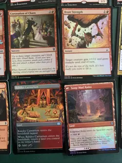 Mtg Small Rakdos Bundle: Lightning Bolt, Rakdos Carnarium, Bladewing Etc - Image 3