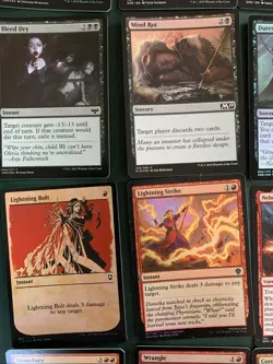 Mtg Small Rakdos Bundle: Lightning Bolt, Rakdos Carnarium, Bladewing Etc - Image 5