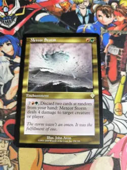 MTG Meteor Storm 🇬🇧 NM Invasion Magic the Gathering Sammlung Rare Deck Og - Image 2