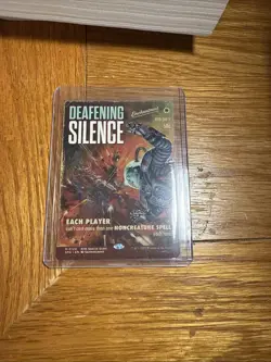 MTG magic EDGE OF ETERNITIES spg mythic DEAFENING SILENCE #120 special guest - Image 1