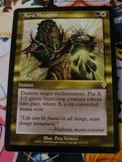 MTG Aura Mutation 🇬🇧 NM Invasion Magic the Gathering Sammlung Rare Deck Og - Image 3
