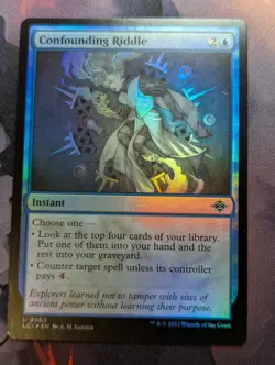 Confounding Riddle - LCI - 0050 - MTG - TCG Card - FOIL - Image 1