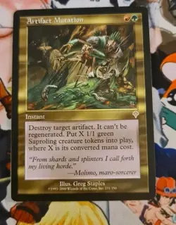 MTG Artifact Mutation 🇬🇧 Invasion Nm Magic the Gathering Card Karte 2000 Og - Image 1