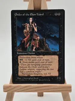 Order of the Ebon Hand (V.2) Fallen Empires Magic Karte MTG englisch - Image 1