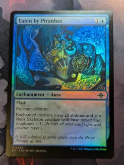 Eaten by Piranhas - LCI - 0054 - MTG - TCG Card - FOIL - Image 1