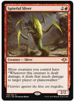 mtg magic spiteful sliver ENGLISH slivoide malveillant modern horizons - Image 1