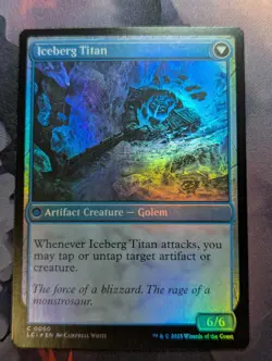 Inverted Iceberg Iceberg Titan - LCI - 0060 - MTG - TCG Card - FOIL - Image 2