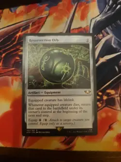 MTG Resurrection Orb 40K#165 Regular Rare Card in Near Mint Condition - Image 1
