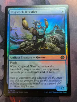 Cogwork Wrestler - LCI - 0049 - MTG - TCG Card - FOIL - Image 1