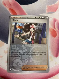 Pokemon TCG - Hilda - 084/086 - (Reverse Holo) - SV: White Flare ENGLISH NM - Image 1