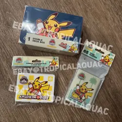 Pokemon World Championships 2025 Anaheim Damage Counter, Sleeve & Box *IN HAND* - Image 1