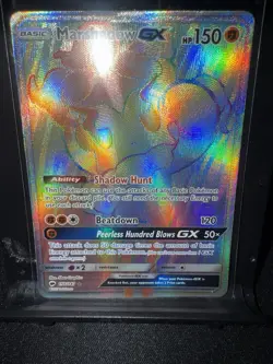 Marshadow GX 156/147 Pokemon TCG Burning Shadows Sun & Moon Secret Rare NM - Image 1