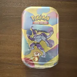machamp Mini Tin - Pokemon 151 Costco Exclusive - Image 1