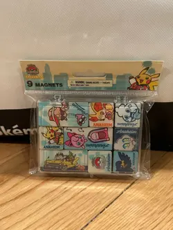 BRAND NEW EXLCUSIVE 2025 Pokemon World Championships 9 Nine Magnets ANAHEIM - Image 1