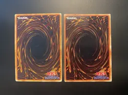 1999 Vol.1 Yugioh Trap Hole Super Rare LP + Fissure Super Rare Initial no ref MP - Image 2