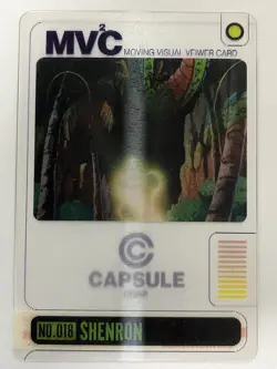 No.018 Shenron 3D Rare Dragon Ball Wafer Card Morinaga Japanese - Image 1