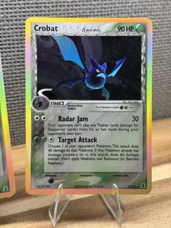 2 Crobat Pokemon Cards Reverse Holo 2/113 Delta Species 2005 - Image 3