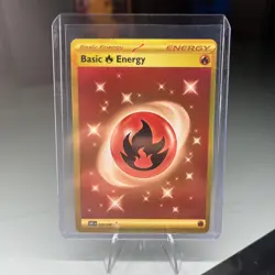 Basic Fire Energy 230/197 Secret Rare Obsidian Flames Pokemon Card - Image 1