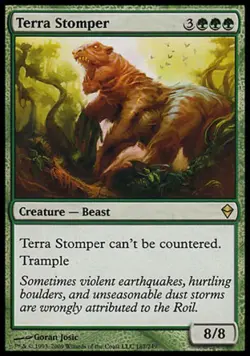 Terra Stomper -Foil Light Play MTG Zendikar - Image 1