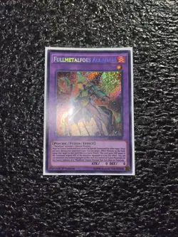 Yugioh Fullmetalfoes Alkahest INOV-EN039 Secret Rare 1st Edition Light Play - Image 1