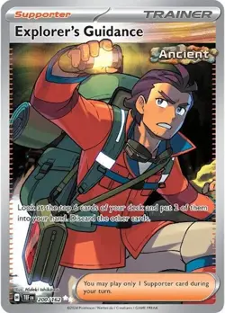 Explorer's Guidance 200/162 TEF Temporal Forces Pokemon Card NM - Image 1