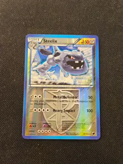 2013 Plasma Freeze Steelix 79/116 Reverse Holo Pokemon Card- LP - Image 2