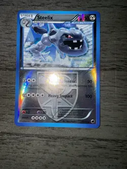 Pokemon STEELIX Card 79/116 Reverse Holo Rare BW Plasma Freeze NM English TCG - Image 1