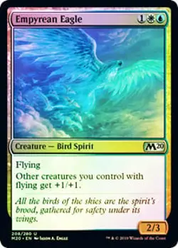 Empyrean Eagle FOIL Core Set 2020 / M20 PLD White Blue Uncommon CARD ABUGames - Image 1