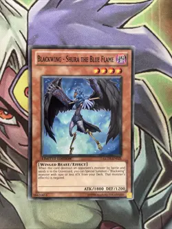 GLD3-EN025 Blackwing - Shura The Blue Flame Common Lim Edition NM Yugioh Card - Image 1