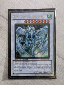 GLD3-EN037 Stardust Dragon Gold Rare Limited Edition LP Yugioh Card - Image 1