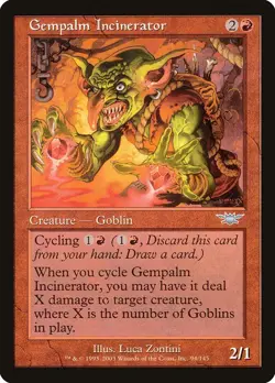 MTG Magic the Gathering 1x SP Gempalm Incinerator - Legions x1 - Image 1