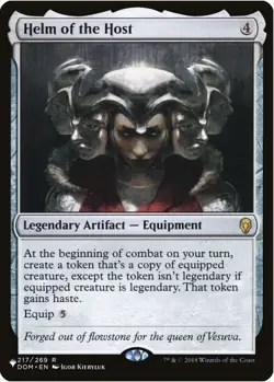 1 x Helm of the Host - The List - Dominaria - LP - Magic The Gathering - MTG - Image 1