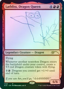 1 x Lathliss, Dragon Queen - Foil - Secret Lair (1146) - LP - MTG - Image 1