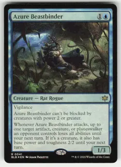 Bloomburrow Azure Beastbinder Foil Expansion/Rare - Image 1
