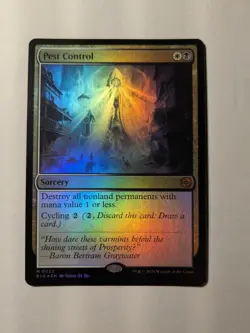 Pest Control - Foil Near Mint English Outlaws MTG Magic 0022 - Image 1