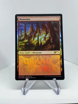 Mountain 004 FOIL - MTG Magic the Gathering - Grand Prix Promo - Image 1