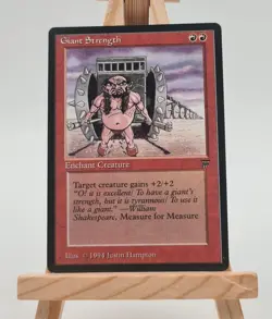 Giant Strength Legends Magic Karte englisch (Riesenstarke) - Image 1