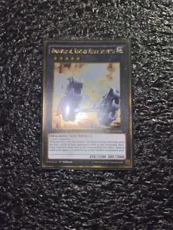 Yugioh Digvorzhak, King of Heavy Industry PGL3-EN064 Gold Rare 1st Edition NM - Image 1