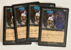 Last Caress (4) Apocalypse NM MTG Magic the Gathering - Image 1