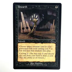 Unearth LP Urza's Legacy Common MTG See Photos Magic the Gathering - Image 1