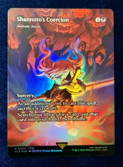 MTG Shantotto's Coercion - Diabolic Intent (Showcase) Final Fantasy Foil - Image 1