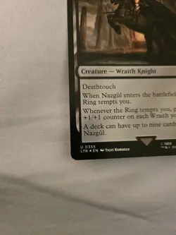 MTG Nazgul (Foil) #335 The Lord of the Rings Tales of Middle-Earth - Image 3